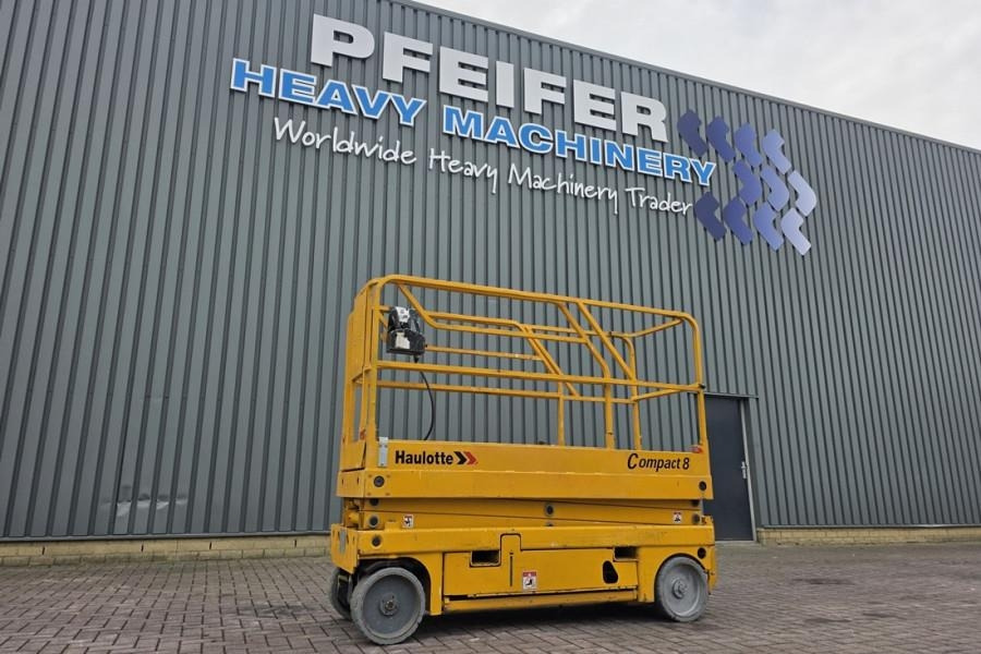 Haulotte Compact 8 Electric, 8.2m Working Height, 350kg Cap - Schaarlift: afbeelding 1 Haulotte Compact 8 Electric, 8.2m Working Height, 350kg Cap - Schaarlift: afbeelding 1