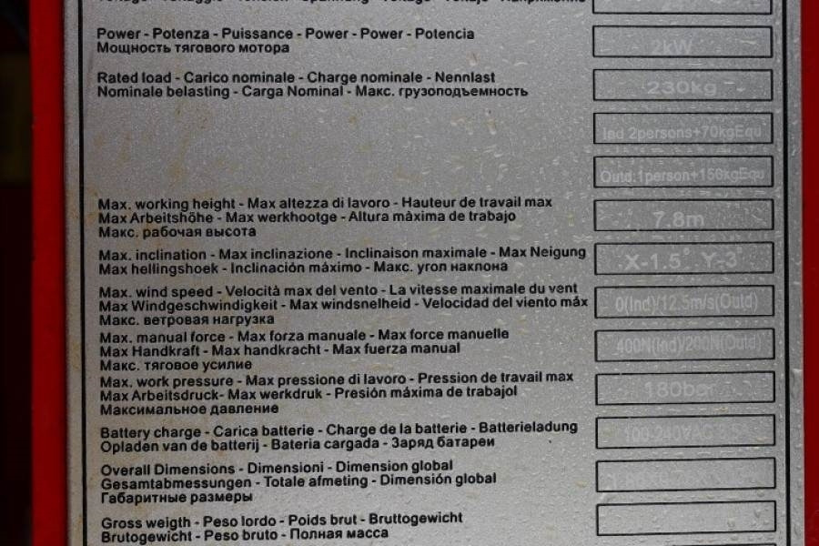 Magni ES0807EP New And Available Directly From Stock, El - Schaarlift: afbeelding 4 Magni ES0807EP New And Available Directly From Stock, El - Schaarlift: afbeelding 4