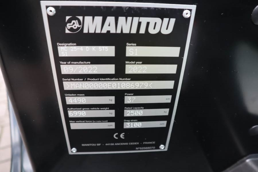 Manitou MC25-4 Valid Inspection, *Guarantee, Diesel, 4x4 D - Ruw terrein heftruck: afbeelding 5 Manitou MC25-4 Valid Inspection, *Guarantee, Diesel, 4x4 D - Ruw terrein heftruck: afbeelding 5
