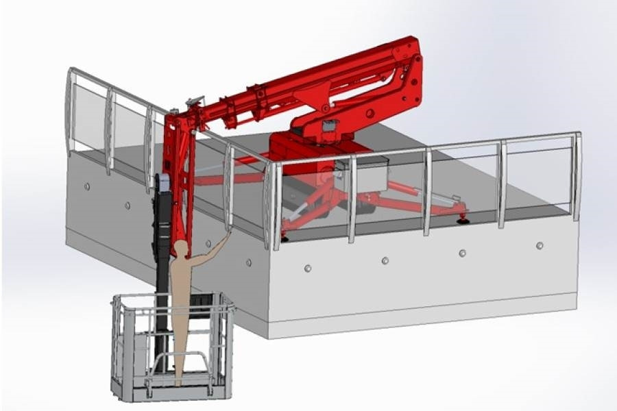 Knikarmhoogwerker, Spinhoogwerker Ruthmann BLUELIFT SA11P Electric, 11m Working Height, 8m Re: afbeelding 16