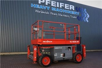 SkyJack SJ6826 Diesel, 4x4 Drive, 10m Working Height, 567k - Schaarlift: afbeelding 1 SkyJack SJ6826 Diesel, 4x4 Drive, 10m Working Height, 567k - Schaarlift: afbeelding 1