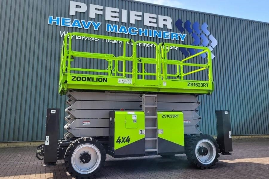 Zoomlion ZS1623RT Diesel, 4x4 Drive, 18m Working Height, 68 - Schaarlift: afbeelding 1 Zoomlion ZS1623RT Diesel, 4x4 Drive, 18m Working Height, 68 - Schaarlift: afbeelding 1