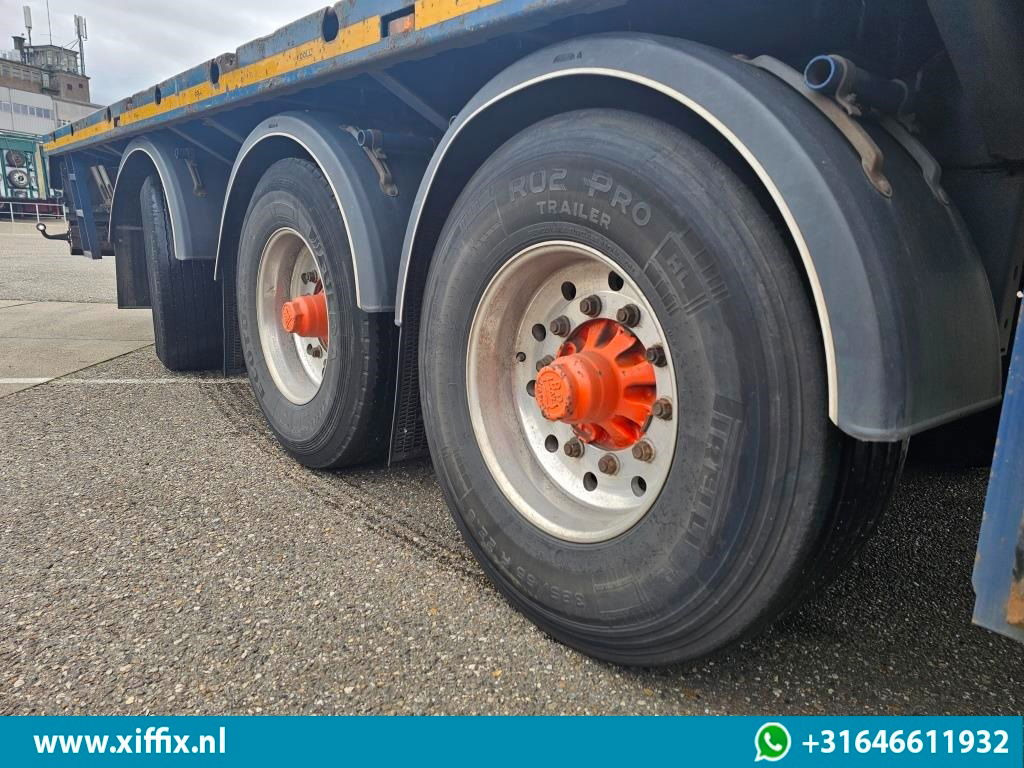 Open bak met boorden oplegger Doll 3-ass. Vlakke uitschuifbare oplegger / Naloop gestuurd: afbeelding 7