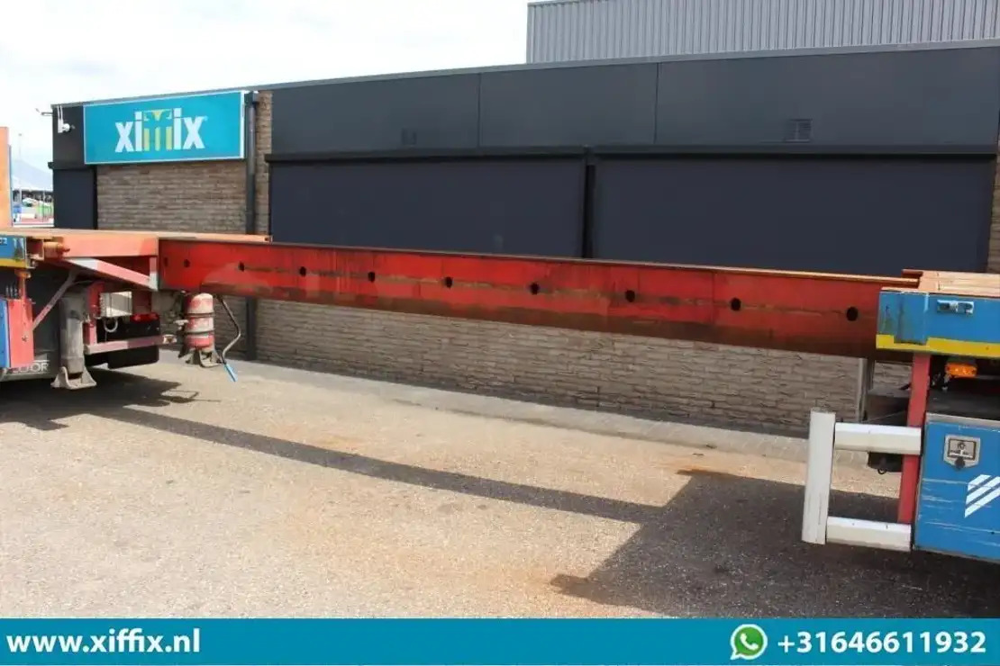 Floor 3-ass. Vlakke uitschuifbare oplegger / 2x gestuurd / 13908 - Open bak met boorden oplegger: afbeelding 4 Floor 3-ass. Vlakke uitschuifbare oplegger / 2x gestuurd / 13908 - Open bak met boorden oplegger: afbeelding 4
