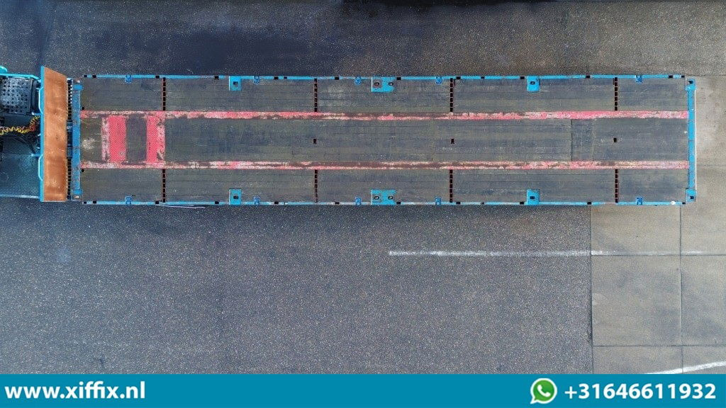 Groenewegen 3-ass. Vlakke oplegger / 1x gestuurd - Open bak met boorden oplegger: afbeelding 3 Groenewegen 3-ass. Vlakke oplegger / 1x gestuurd - Open bak met boorden oplegger: afbeelding 3