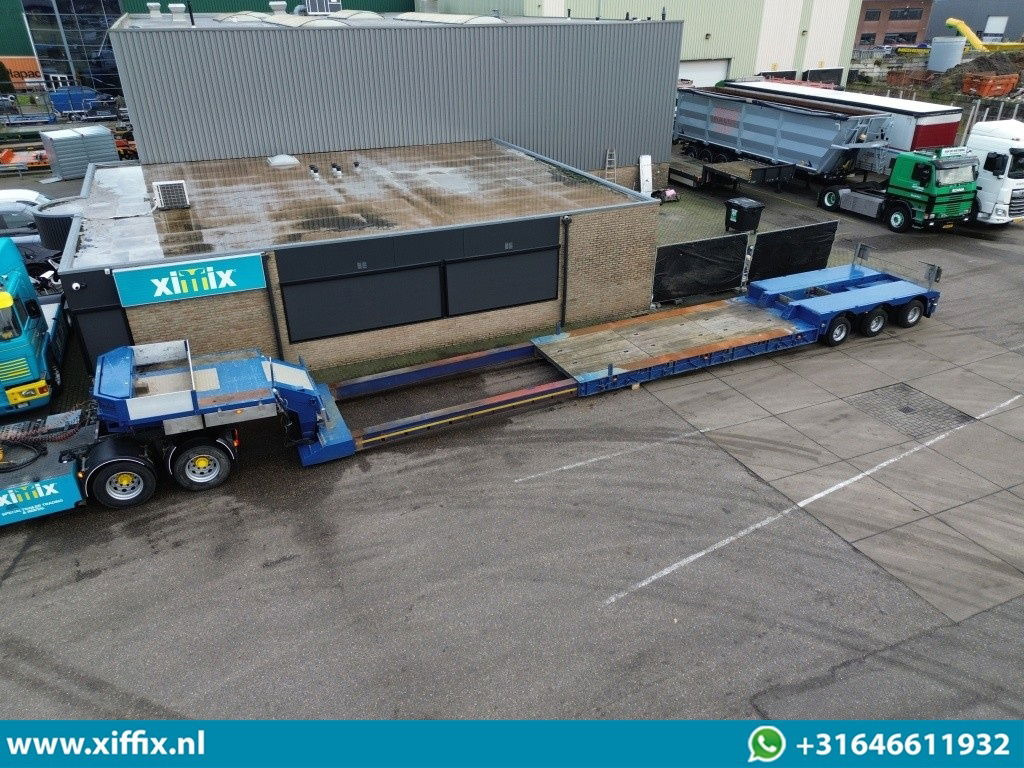 Nooteboom 3-ass. Uitschuifbare dieplader met afneembare nek / 3x gestuurd / 274 cm. Breed - Dieplader oplegger: afbeelding 1 Nooteboom 3-ass. Uitschuifbare dieplader met afneembare nek / 3x gestuurd / 274 cm. Breed - Dieplader oplegger: afbeelding 1