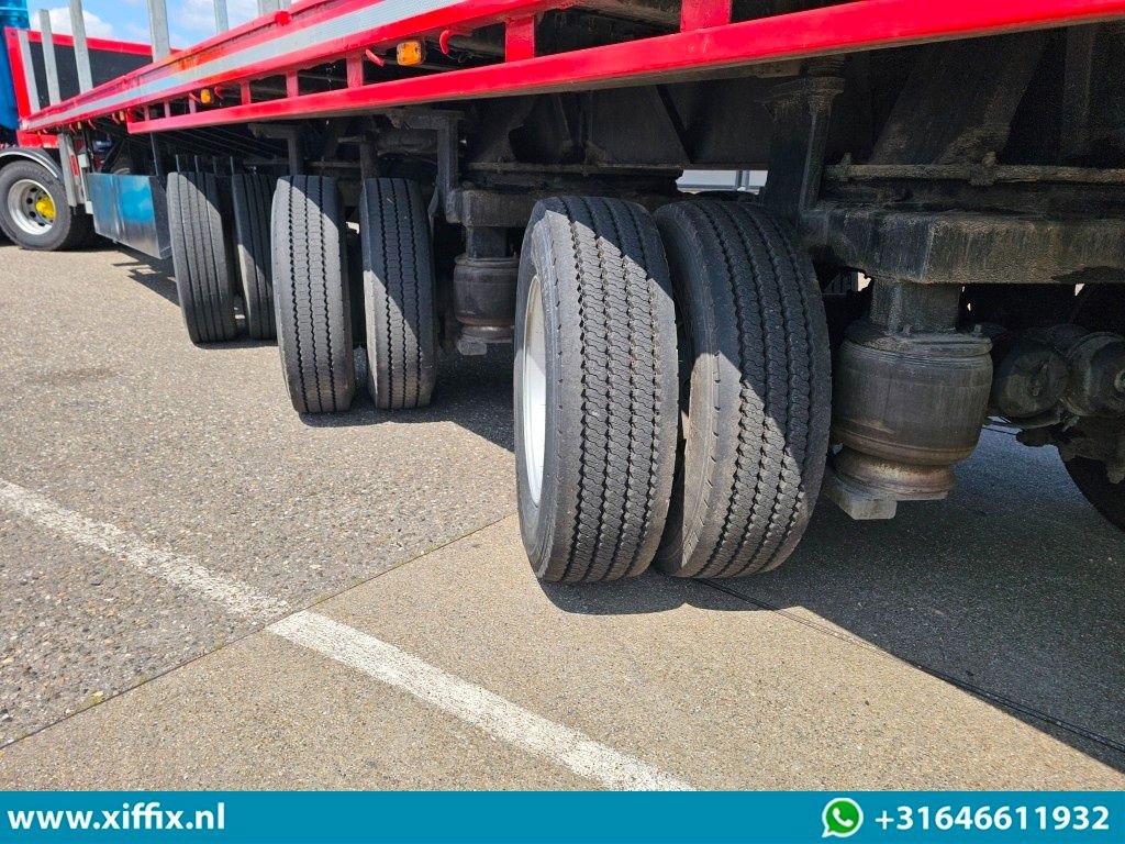 Nooteboom 3-ass. Vlakke dubbel 2x uitschuifbare oplegger / 3x gestuurd - Open bak met boorden oplegger: afbeelding 5 Nooteboom 3-ass. Vlakke dubbel 2x uitschuifbare oplegger / 3x gestuurd - Open bak met boorden oplegger: afbeelding 5