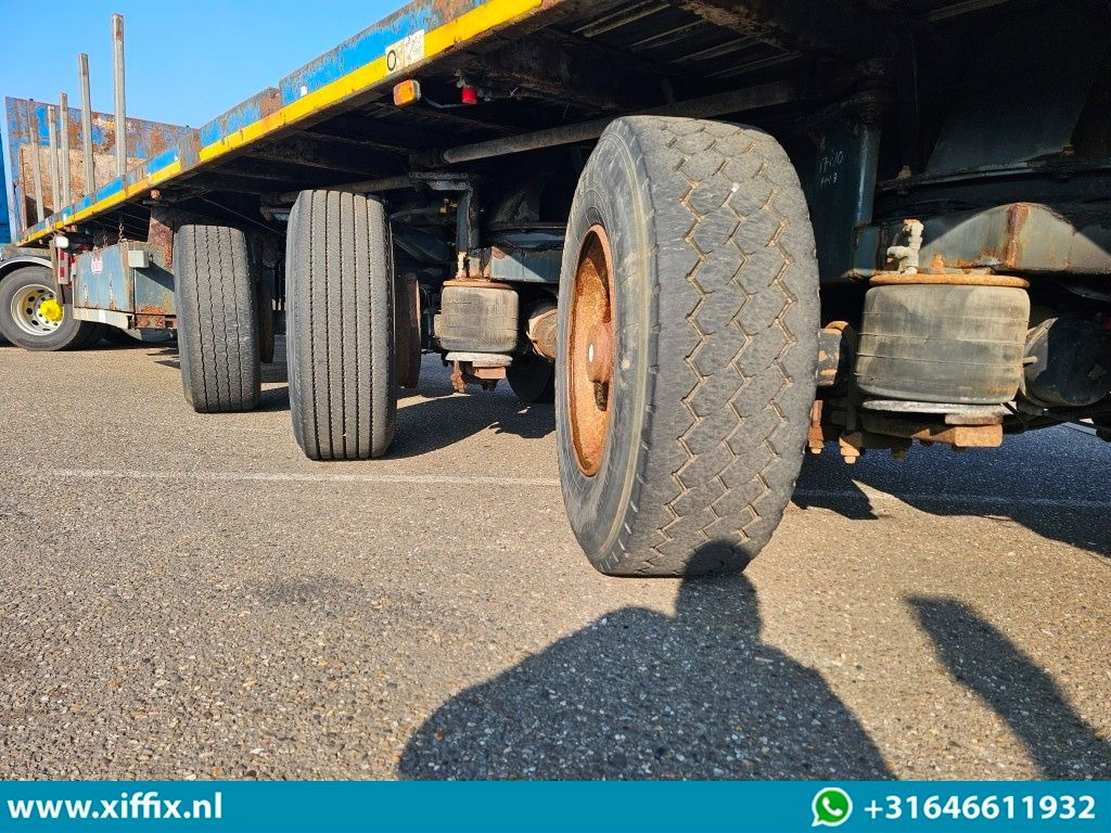 Nooteboom 3-ass. Vlakke uitschuifbare oplegger / 3x gestuurd - Open bak met boorden oplegger: afbeelding 5 Nooteboom 3-ass. Vlakke uitschuifbare oplegger / 3x gestuurd - Open bak met boorden oplegger: afbeelding 5