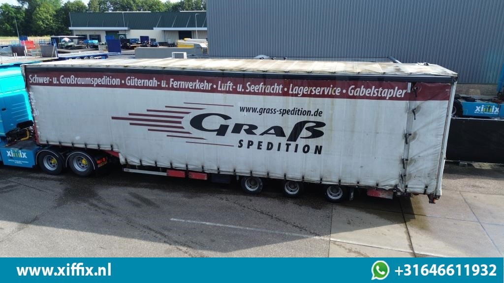 Wiese 3-ass. Semi dieplader met huifopbouw - Dieplader oplegger: afbeelding 2 Wiese 3-ass. Semi dieplader met huifopbouw - Dieplader oplegger: afbeelding 2