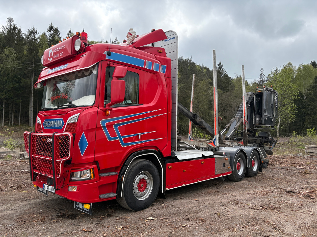 Scania R580 - Houttransport: afbeelding 1 Scania R580 - Houttransport: afbeelding 1
