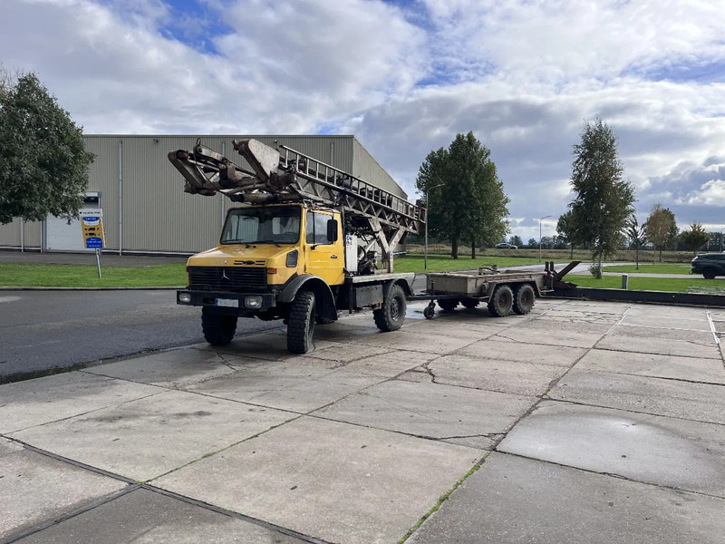 Mercedes-Benz Unimog U1250 Well Drill Brunnenbohr gerat - Boormachine: afbeelding 1 Mercedes-Benz Unimog U1250 Well Drill Brunnenbohr gerat - Boormachine: afbeelding 1