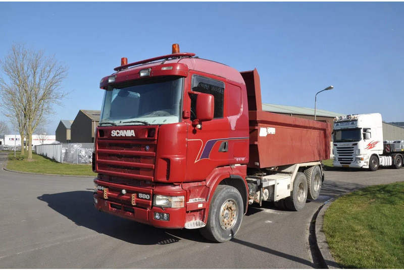 Scania R164-480 V8 164G - Kipper vrachtwagen: afbeelding 1 Scania R164-480 V8 164G - Kipper vrachtwagen: afbeelding 1