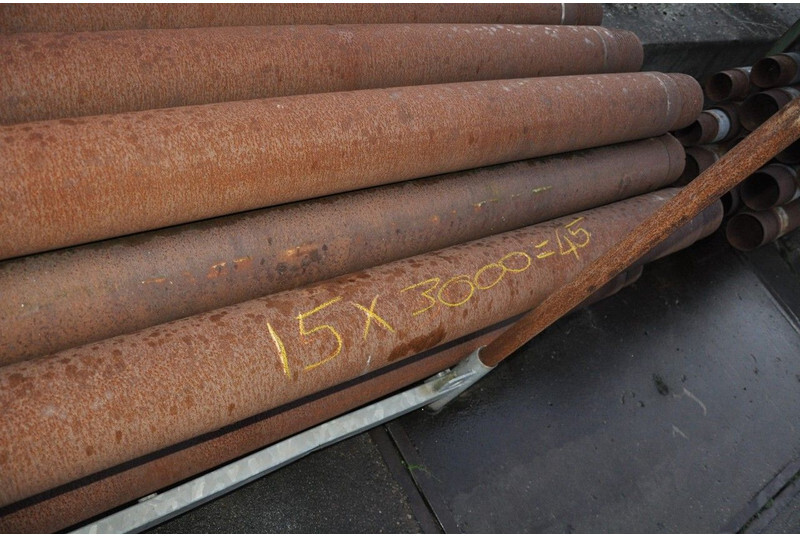 Casing boorbuis drillpipe 15 x 3 meter - Boormachine: afbeelding 2 Casing boorbuis drillpipe 15 x 3 meter - Boormachine: afbeelding 2