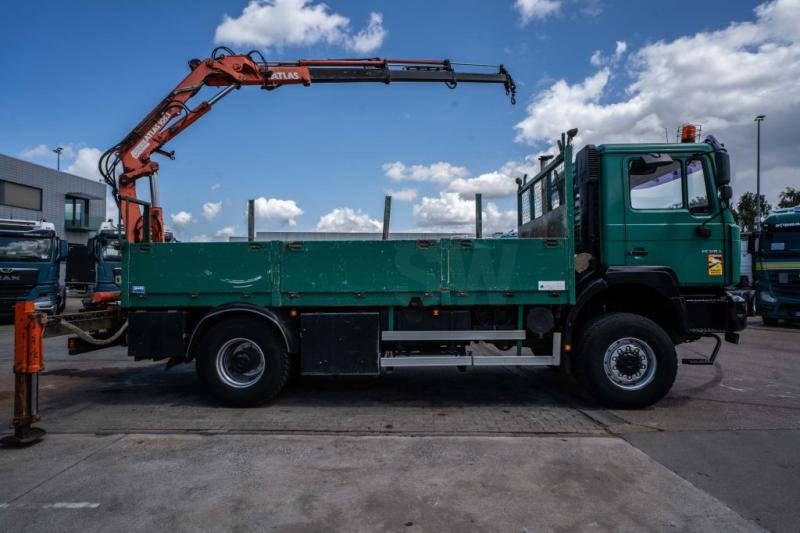 MAN FE 310A-4X4+ATLAS 105.1 A3 - Vrachtwagen met open laadbak, Kraanwagen: afbeelding 3 MAN FE 310A-4X4+ATLAS 105.1 A3 - Vrachtwagen met open laadbak, Kraanwagen: afbeelding 3