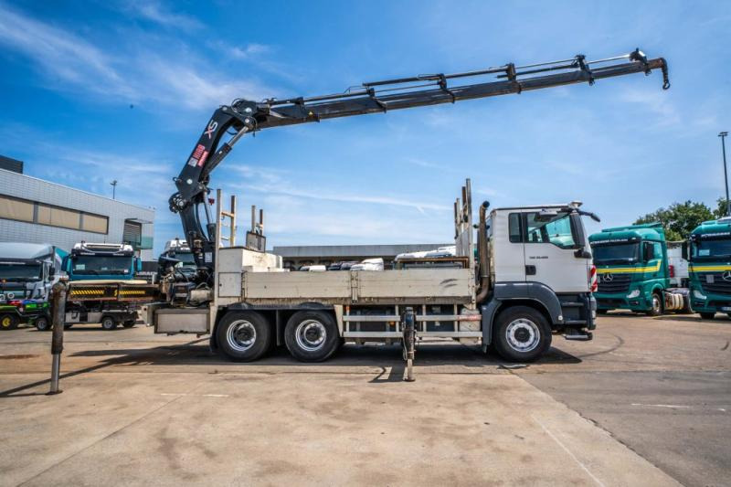 MAN TGS 33.400 BB - HIAB 377 E-5 HIPRO - Vrachtwagen met open laadbak, Kraanwagen: afbeelding 4 MAN TGS 33.400 BB - HIAB 377 E-5 HIPRO - Vrachtwagen met open laadbak, Kraanwagen: afbeelding 4