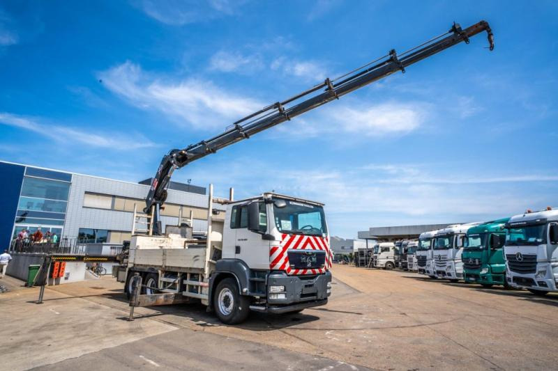 MAN TGS 33.400 BB - HIAB 377 E-5 HIPRO - Vrachtwagen met open laadbak, Kraanwagen: afbeelding 3 MAN TGS 33.400 BB - HIAB 377 E-5 HIPRO - Vrachtwagen met open laadbak, Kraanwagen: afbeelding 3