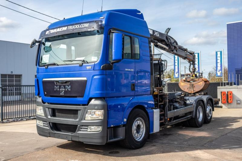MAN TGX 25.440 LL - HIAB 122 PRO - Haakarmsysteem vrachtwagen, Kraanwagen: afbeelding 1 MAN TGX 25.440 LL - HIAB 122 PRO - Haakarmsysteem vrachtwagen, Kraanwagen: afbeelding 1