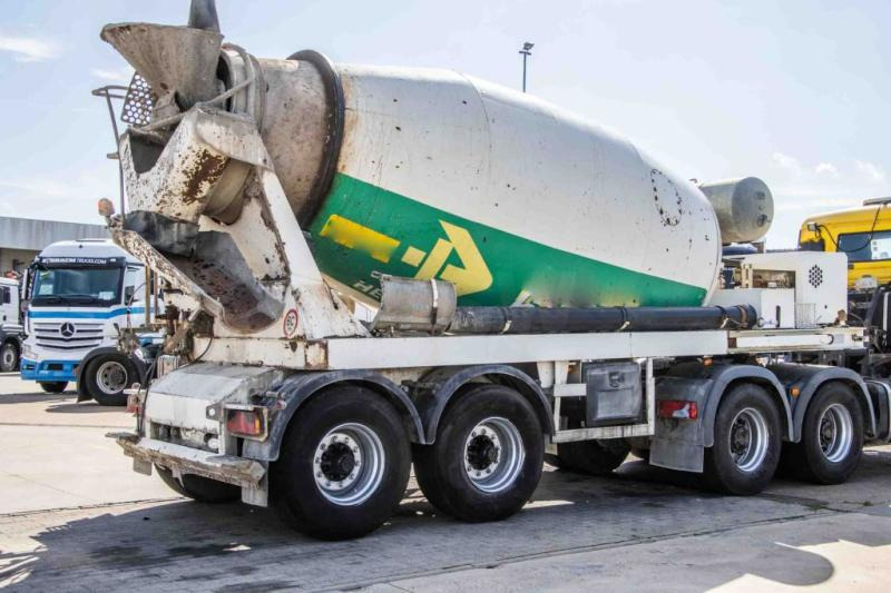 TURBO'S HOET BETON MIXER/MALAXEUR/MISCHER 10M3 +MOTOR/MOTEUR - Betonmixer oplegger: afbeelding 3 TURBO'S HOET BETON MIXER/MALAXEUR/MISCHER 10M3 +MOTOR/MOTEUR - Betonmixer oplegger: afbeelding 3