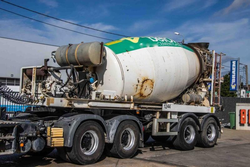 TURBO'S HOET BETON MIXER/MALAXEUR/MISCHER 10M3 +MOTOR/MOTEUR - Betonmixer oplegger: afbeelding 1 TURBO'S HOET BETON MIXER/MALAXEUR/MISCHER 10M3 +MOTOR/MOTEUR - Betonmixer oplegger: afbeelding 1