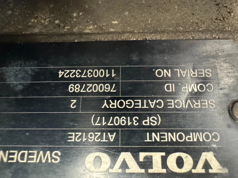 Volvo AT2612E, AT2612F,ATO3112F, AT2612D - Versnellingsbak: afbeelding 2 Volvo AT2612E, AT2612F,ATO3112F, AT2612D - Versnellingsbak: afbeelding 2