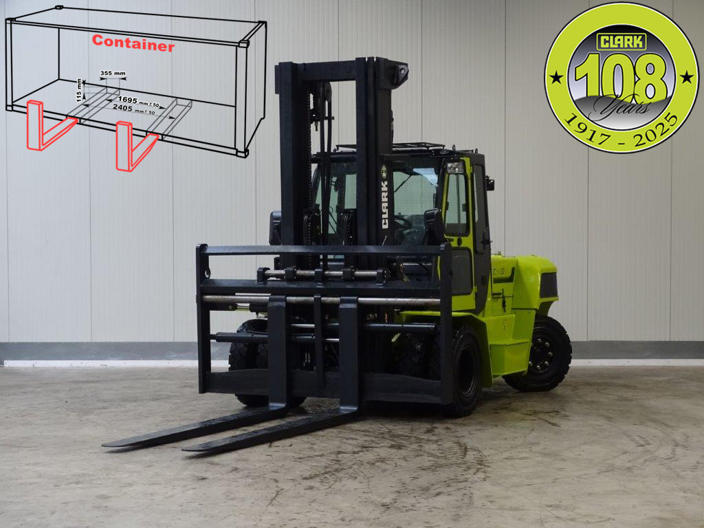 Clark C80D900 - TRIPLEX - DEMO - Diesel heftruck: afbeelding 1 Clark C80D900 - TRIPLEX - DEMO - Diesel heftruck: afbeelding 1