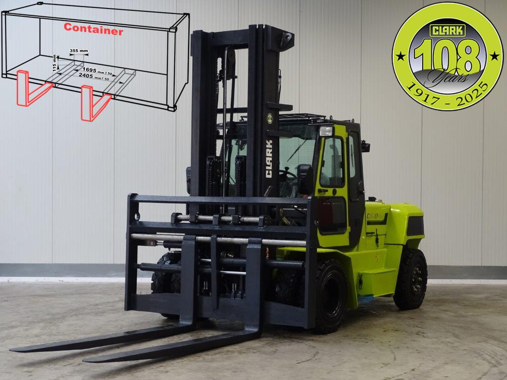 Clark C80D900 - TRIPLEX - NEU - Diesel heftruck: afbeelding 1 Clark C80D900 - TRIPLEX - NEU - Diesel heftruck: afbeelding 1