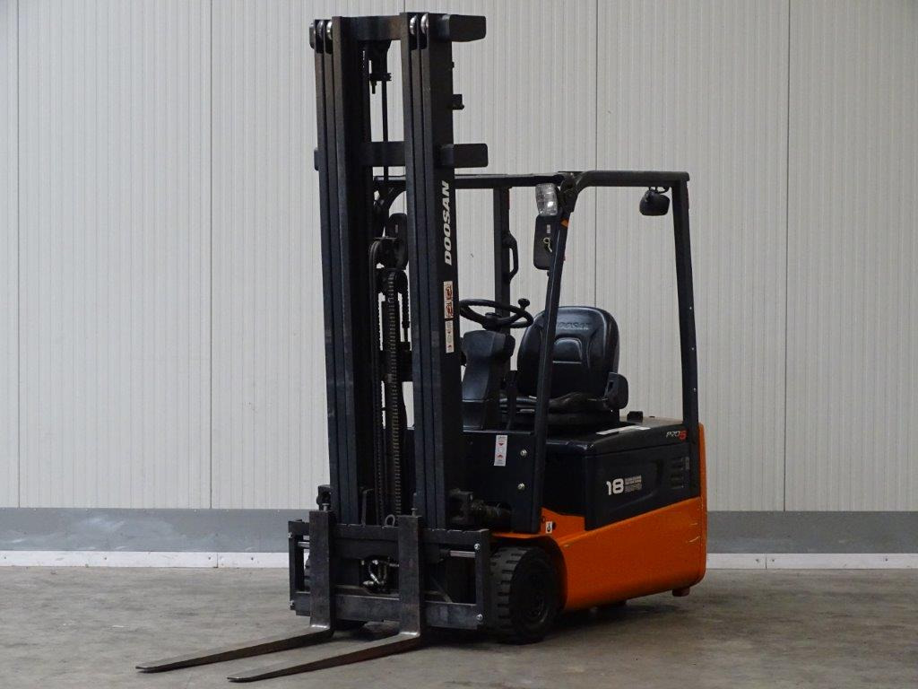 Doosan B18T-5 - TRIPLEX - Elektrische heftruck: afbeelding 1 Doosan B18T-5 - TRIPLEX - Elektrische heftruck: afbeelding 1
