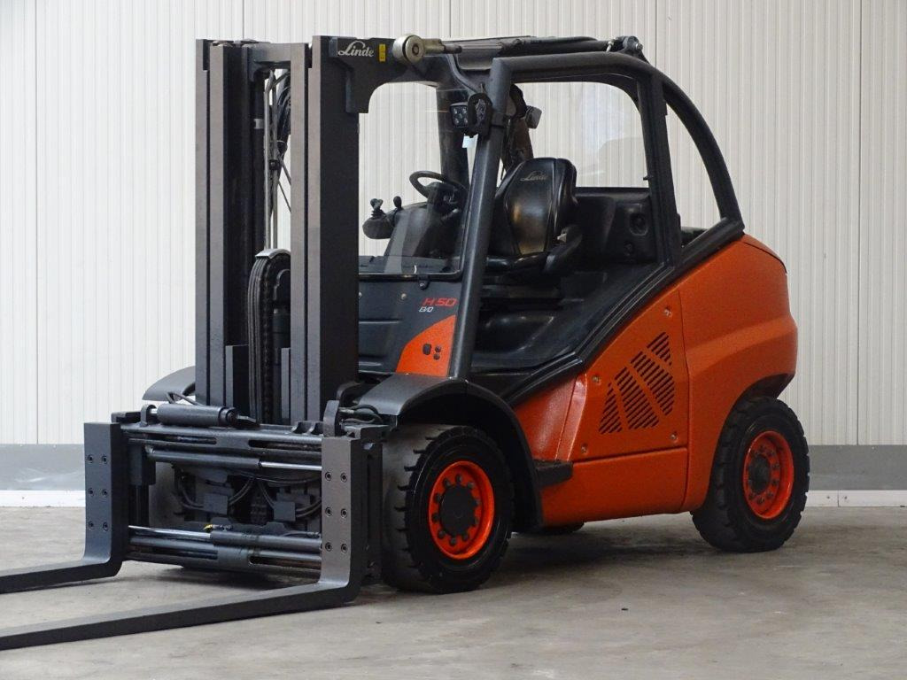 Linde H50D-02 -Container-Indoor-Stapler -TRIPLEX - Diesel heftruck: afbeelding 1 Linde H50D-02 -Container-Indoor-Stapler -TRIPLEX - Diesel heftruck: afbeelding 1
