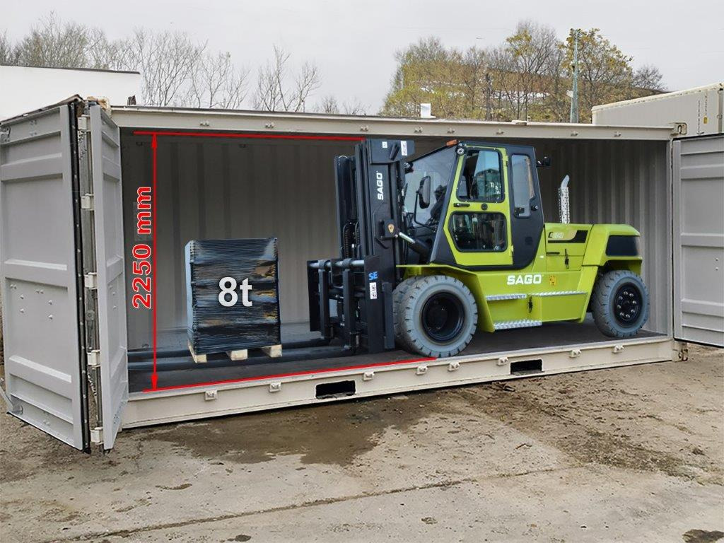 SAGO C80D - Container-Indoor-Stapler - Diesel heftruck: afbeelding 1 SAGO C80D - Container-Indoor-Stapler - Diesel heftruck: afbeelding 1