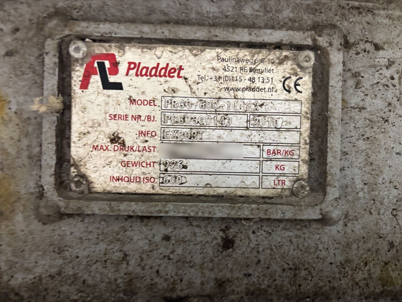 Pladdet PRG 3-600 - Grijper: afbeelding 3 Pladdet PRG 3-600 - Grijper: afbeelding 3