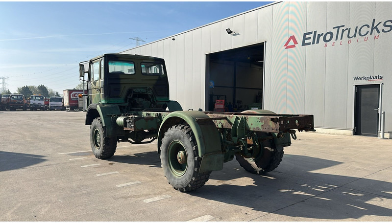 Chassis vrachtwagen Iveco Magirus 110 - 16 (4X4 / 57000 KM / LAMES / GRAND PONT / 6 CYLINDRES EN LIGNE !! / MANUAL PUMP): afbeelding 7