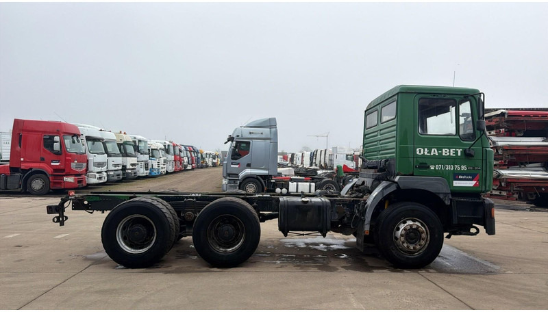 MAN 26.314 (STEEL SUSP. / LAMES / BIG AXLE / MANUAL PUMP / POMPE MANUELLE) - Chassis vrachtwagen: afbeelding 3 MAN 26.314 (STEEL SUSP. / LAMES / BIG AXLE / MANUAL PUMP / POMPE MANUELLE) - Chassis vrachtwagen: afbeelding 3