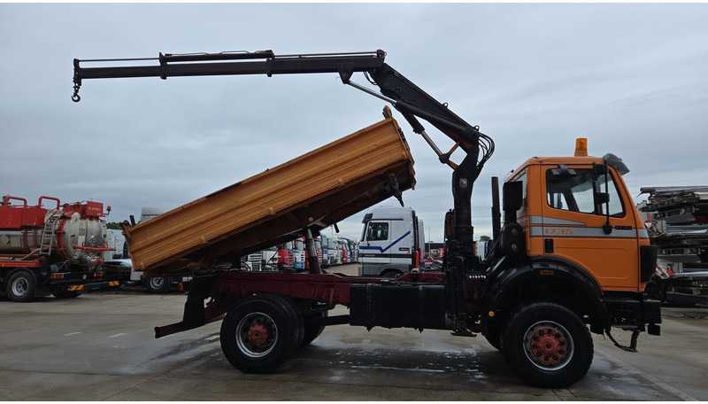 Mercedes-Benz SK 1735 (V8 2X TURBO / 4X4 / PARFAIT ETAT !!!! / GRUE / LAMES / GRAND PONT / TOP CONDITION !!!) - Kipper vrachtwagen, Kraanwagen: afbeelding 4 Mercedes-Benz SK 1735 (V8 2X TURBO / 4X4 / PARFAIT ETAT !!!! / GRUE / LAMES / GRAND PONT / TOP CONDITION !!!) - Kipper vrachtwagen, Kraanwagen: afbeelding 4