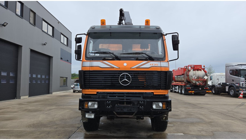 Mercedes-Benz SK 1735 (V8 2X TURBO / 4X4 / PARFAIT ETAT !!!! / GRUE / LAMES / GRAND PONT / TOP CONDITION !!!) - Kipper vrachtwagen, Kraanwagen: afbeelding 2 Mercedes-Benz SK 1735 (V8 2X TURBO / 4X4 / PARFAIT ETAT !!!! / GRUE / LAMES / GRAND PONT / TOP CONDITION !!!) - Kipper vrachtwagen, Kraanwagen: afbeelding 2