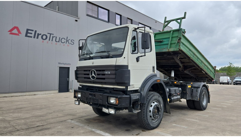 Mercedes-Benz SK 1824 (V6 / 4X4 / GRAND PONT / LAMES / PROPRE / BOITE MANUELLE) - Kipper vrachtwagen: afbeelding 1 Mercedes-Benz SK 1824 (V6 / 4X4 / GRAND PONT / LAMES / PROPRE / BOITE MANUELLE) - Kipper vrachtwagen: afbeelding 1