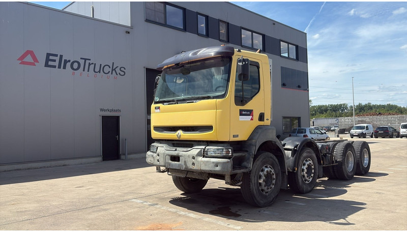 Renault KERAX 420 (BOITE MANUELLE / 8X4 / LAMES / MANUAL GEARBOX) - Chassis vrachtwagen: afbeelding 1 Renault KERAX 420 (BOITE MANUELLE / 8X4 / LAMES / MANUAL GEARBOX) - Chassis vrachtwagen: afbeelding 1