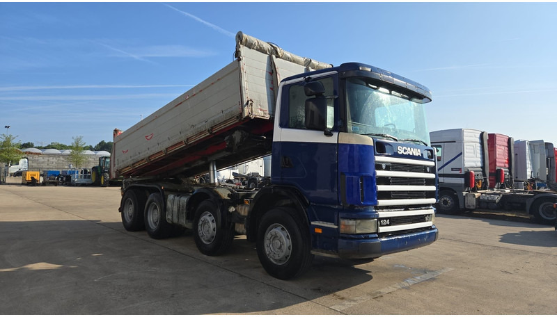 Scania 124-420 (BIG AXLE / GRAND PONT / LAMES / STEEL SUSP. / MANUAL GEARBOX / BOITE MANUELLE) - Kipper vrachtwagen: afbeelding 3 Scania 124-420 (BIG AXLE / GRAND PONT / LAMES / STEEL SUSP. / MANUAL GEARBOX / BOITE MANUELLE) - Kipper vrachtwagen: afbeelding 3