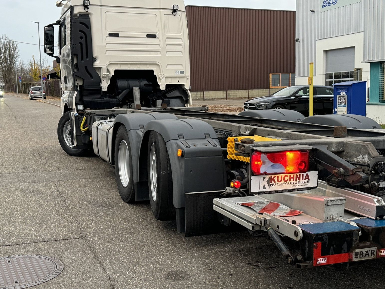 MAN TGX 26.500 XLX Lenkachse BDF 7,15-7,45 u-LBW 2t - Containertransporter/ Wissellaadbak vrachtwagen: afbeelding 2 MAN TGX 26.500 XLX Lenkachse BDF 7,15-7,45 u-LBW 2t - Containertransporter/ Wissellaadbak vrachtwagen: afbeelding 2