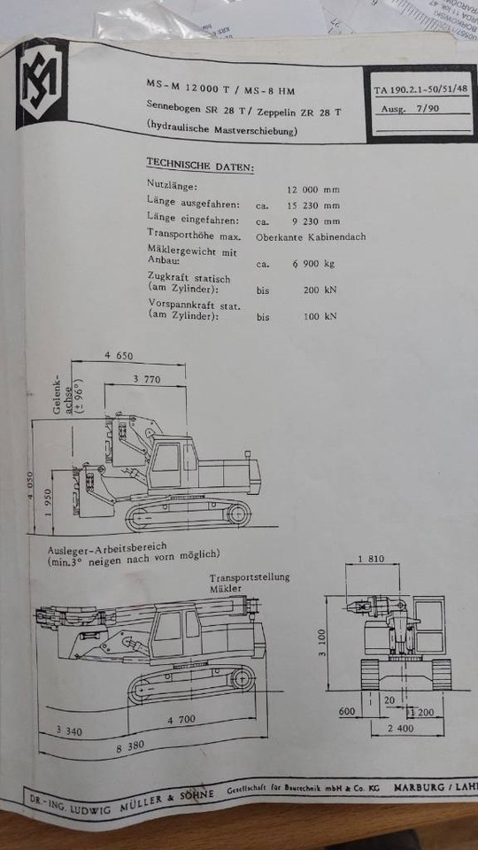 Heimachine ABI MULLER MS-M12000T SENNEBOGEN SR28T bauer bg rg rtg: afbeelding 31 Heimachine ABI MULLER MS-M12000T SENNEBOGEN SR28T bauer bg rg rtg: afbeelding 31