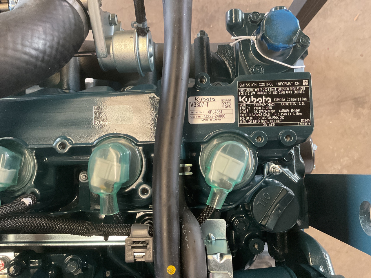 Kubota  V3307 CR-T - Motor: afbeelding 4 Kubota  V3307 CR-T - Motor: afbeelding 4