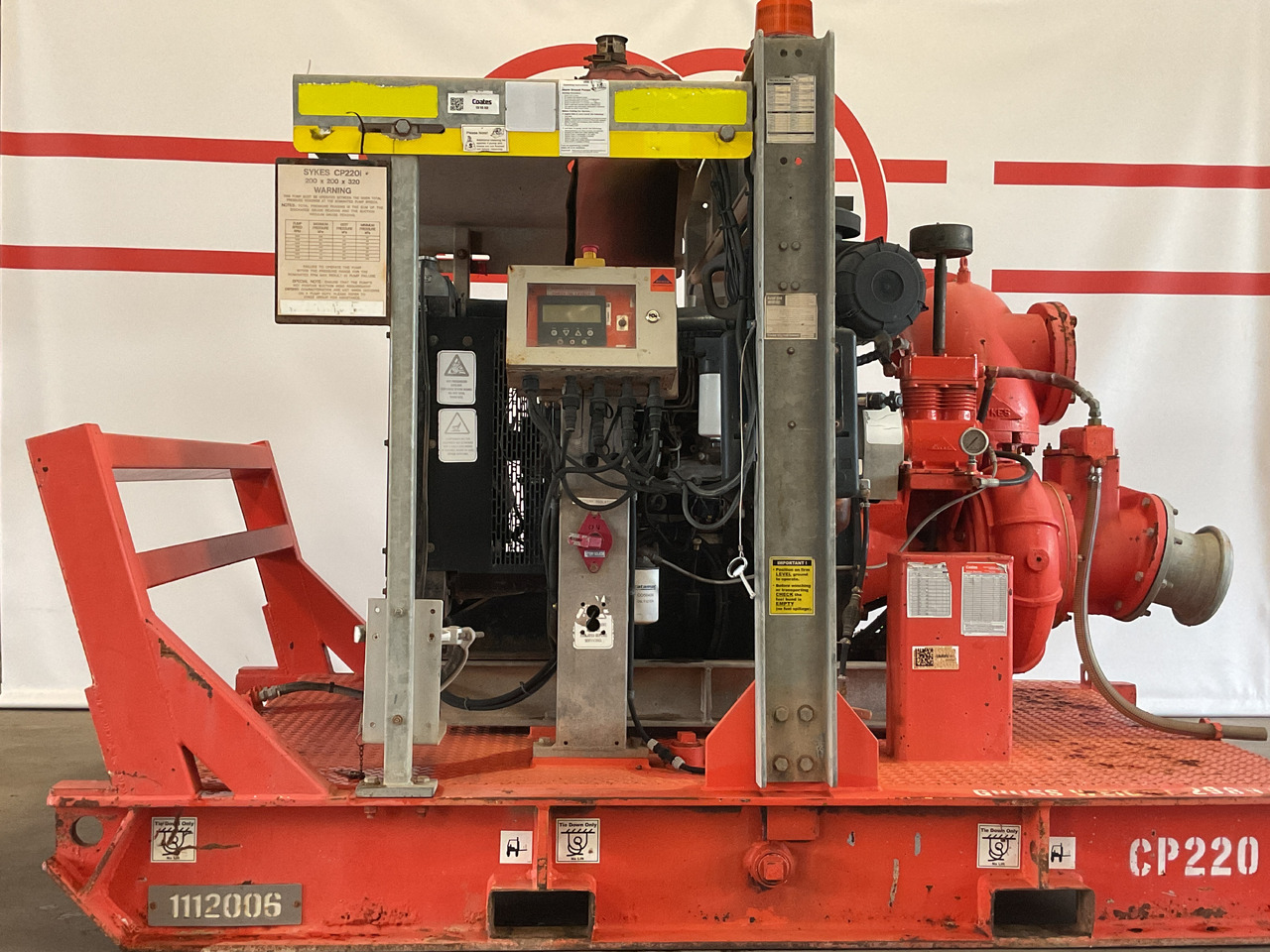 Sykes CP220i water pump, very complete. Perkins powered water pump. - Water pomp: afbeelding 1 Sykes CP220i water pump, very complete. Perkins powered water pump. - Water pomp: afbeelding 1