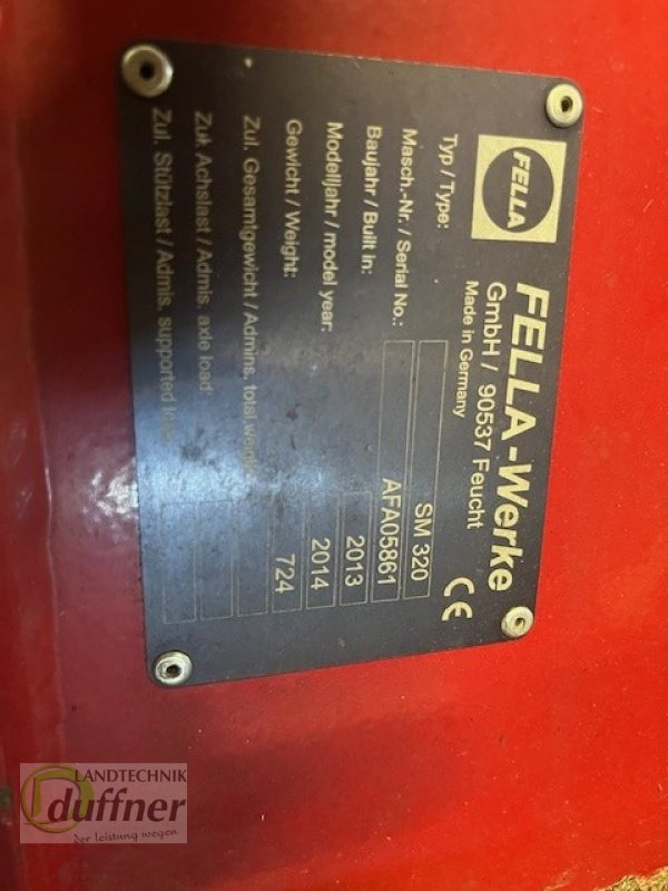 Fella SM 320 - Maaimachine: afbeelding 4 Fella SM 320 - Maaimachine: afbeelding 4