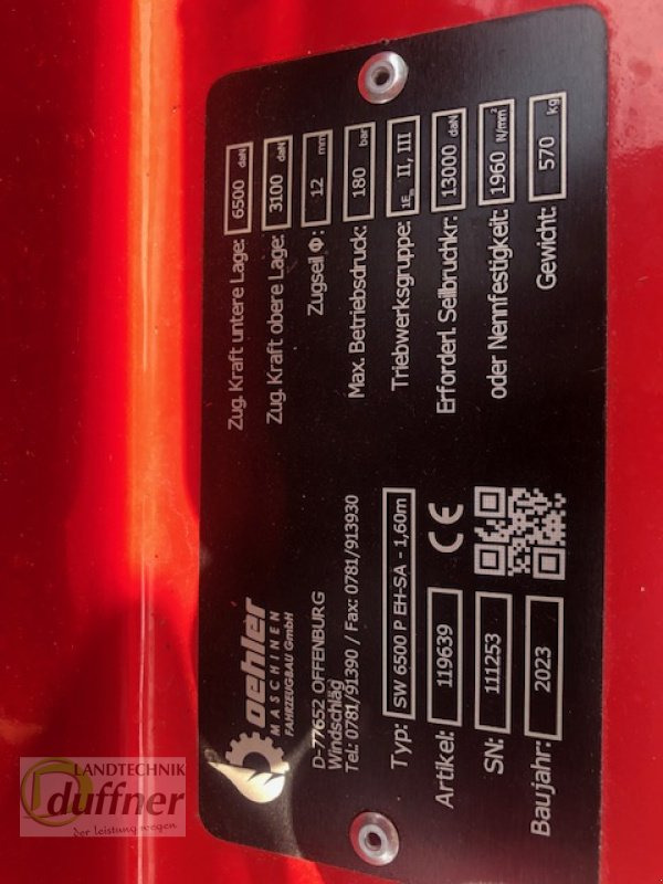Oehler OL SW 6500 P EH-SA - Lier voor Bosbouwmachine: afbeelding 4 Oehler OL SW 6500 P EH-SA - Lier voor Bosbouwmachine: afbeelding 4
