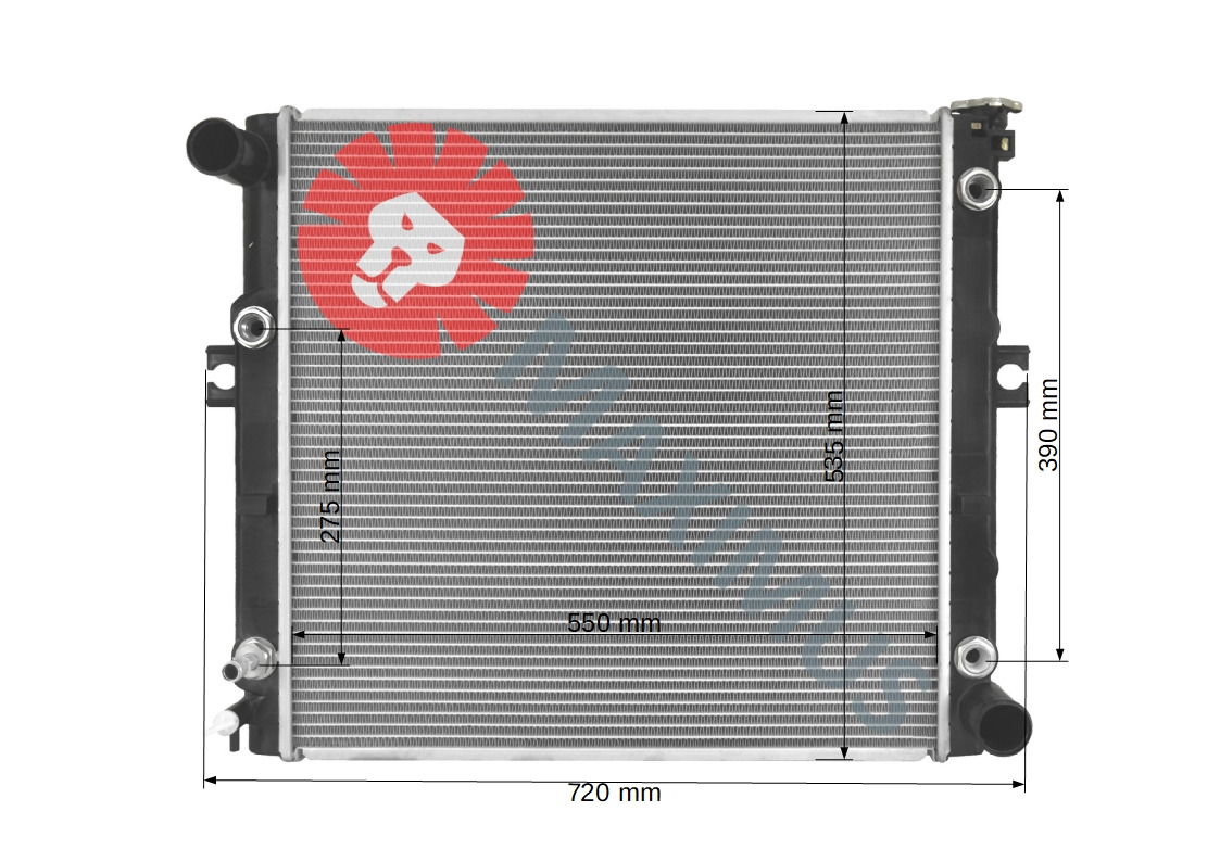 KOMATSU FORKLIFT - Radiateur voor Heftruck: afbeelding 2 KOMATSU FORKLIFT - Radiateur voor Heftruck: afbeelding 2