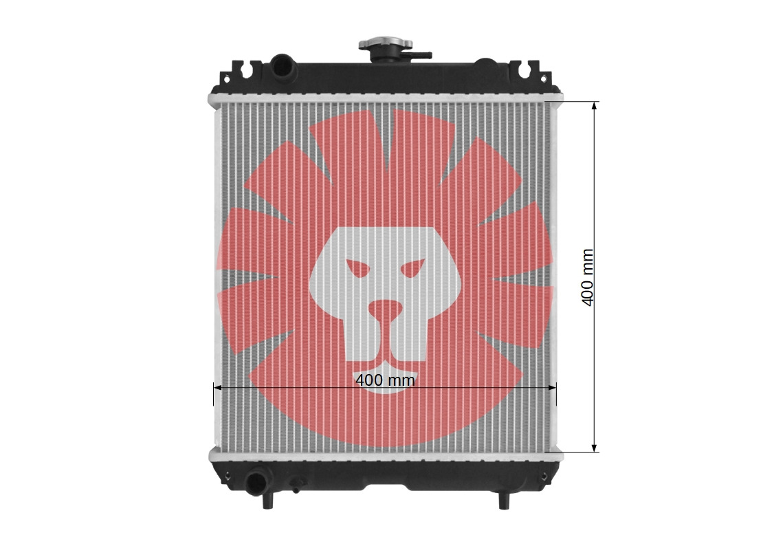 KUBOTA DGW400 - Radiateur voor Tractor: afbeelding 3 KUBOTA DGW400 - Radiateur voor Tractor: afbeelding 3