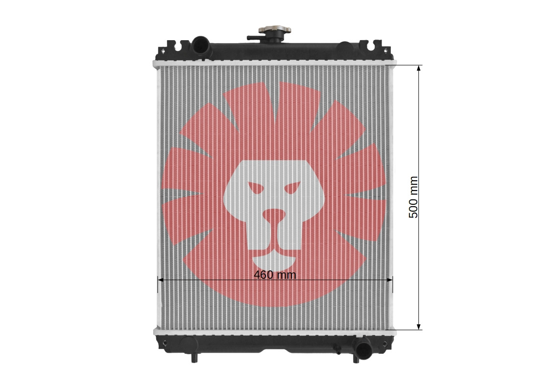 KUBOTA KX161 KX121 KX057-4 KX040-4 U55-4 - Radiateur voor Graafmachine: afbeelding 3 KUBOTA KX161 KX121 KX057-4 KX040-4 U55-4 - Radiateur voor Graafmachine: afbeelding 3