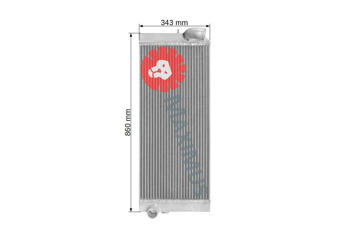 MANITOU MLT735 - Radiateur voor Verreiker: afbeelding 3 MANITOU MLT735 - Radiateur voor Verreiker: afbeelding 3