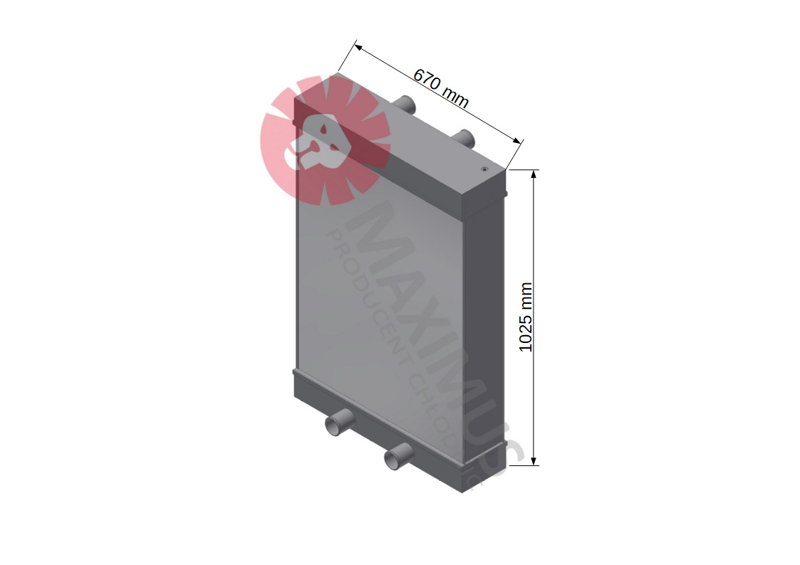 VOLVO A25D , A30 , T45D - Radiateur voor Kiepwagen: afbeelding 2 VOLVO A25D , A30 , T45D - Radiateur voor Kiepwagen: afbeelding 2
