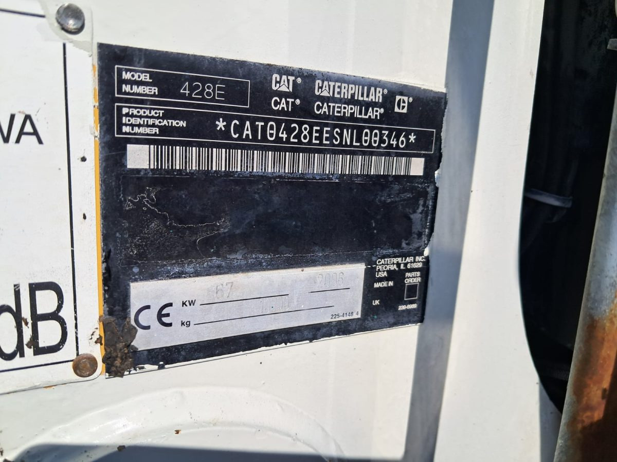 CATERPILLAR 428E - Graaflaadmachine: afbeelding 2 CATERPILLAR 428E - Graaflaadmachine: afbeelding 2