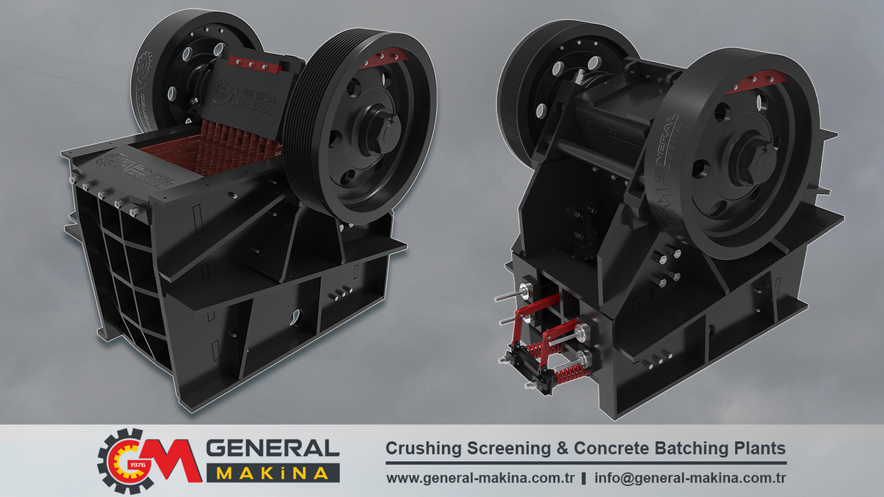 General Makina High Quality Jaw Crusher - Kaakbreker: afbeelding 4 General Makina High Quality Jaw Crusher - Kaakbreker: afbeelding 4